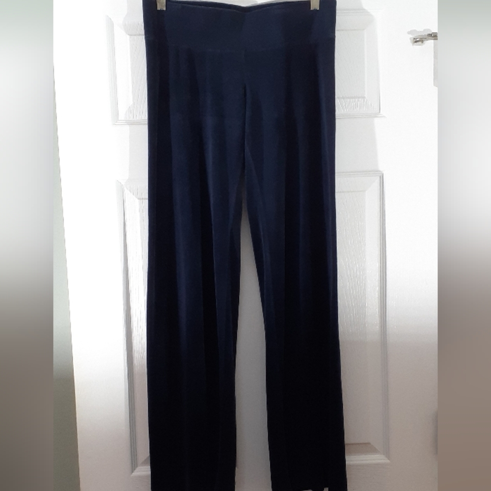 Vintage Juicy Couture Navy Blue Velour Hoodie M - Picture 6 of 12